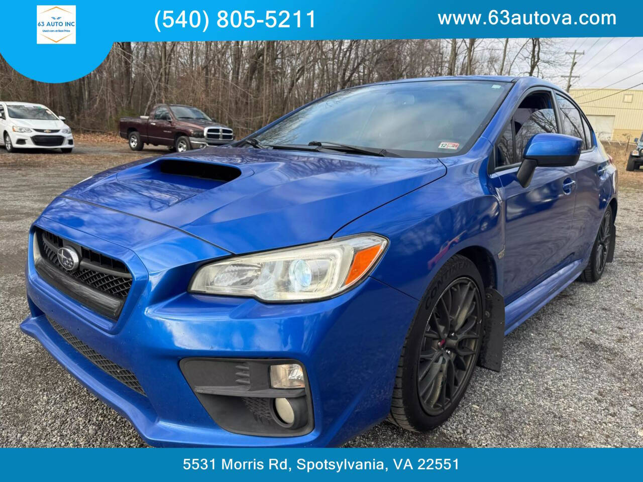 2015 Subaru WRX for sale at 63 Auto Inc in Spotsylvania, VA