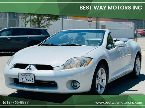 2007 Mitsubishi Eclipse Spyder for sale at BEST WAY MOTORS INC in San Diego CA