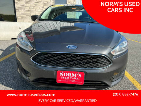 2016 Ford Focus for sale at NORM'S USED CARS INC in Wiscasset ME