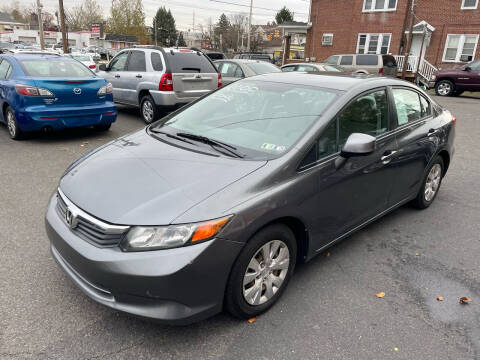 2012 Honda Civic for sale at Auto Outlet of Trenton in Trenton NJ