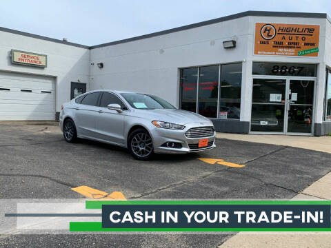 2016 Ford Fusion for sale at HIGHLINE AUTO LLC in Kenosha WI