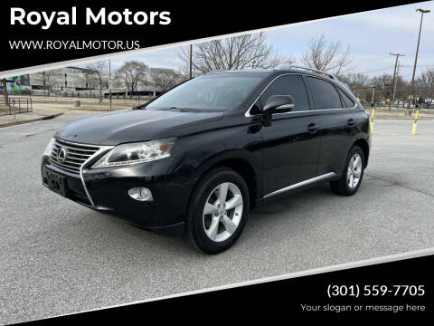 2013 Lexus RX 350 for sale at Royal Motors in Hyattsville MD