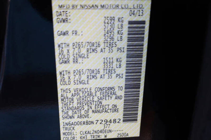 2013 Nissan Frontier