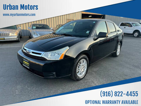 2010 Ford Focus for sale at Urban Motors in Sacramento CA