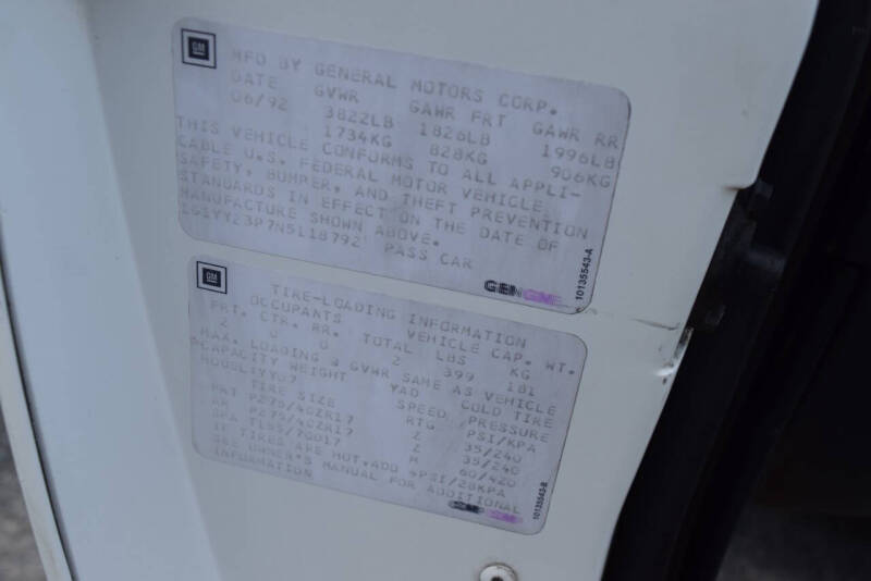 1992 Chevrolet Corvette