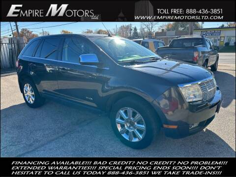 2007 Lincoln MKX for sale at Empire Motors LTD in Cleveland OH