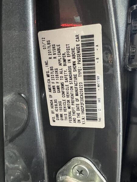 2012 Honda Accord LX