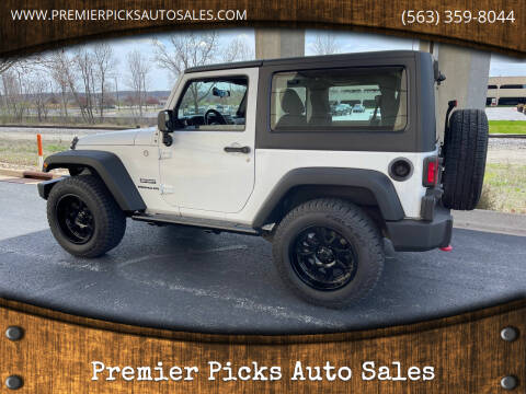 2014 Jeep Wrangler for sale at Premier Picks Auto Sales in Bettendorf IA