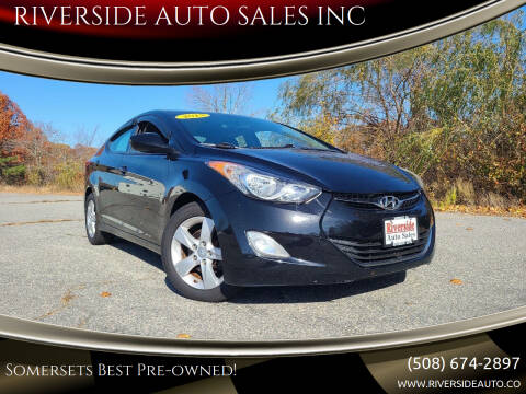 2013 Hyundai Elantra for sale at RIVERSIDE AUTO SALES INC in Somerset MA