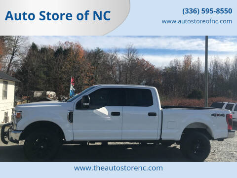 2020 Ford F-250 Super Duty for sale at Auto Store of NC in Walkertown NC
