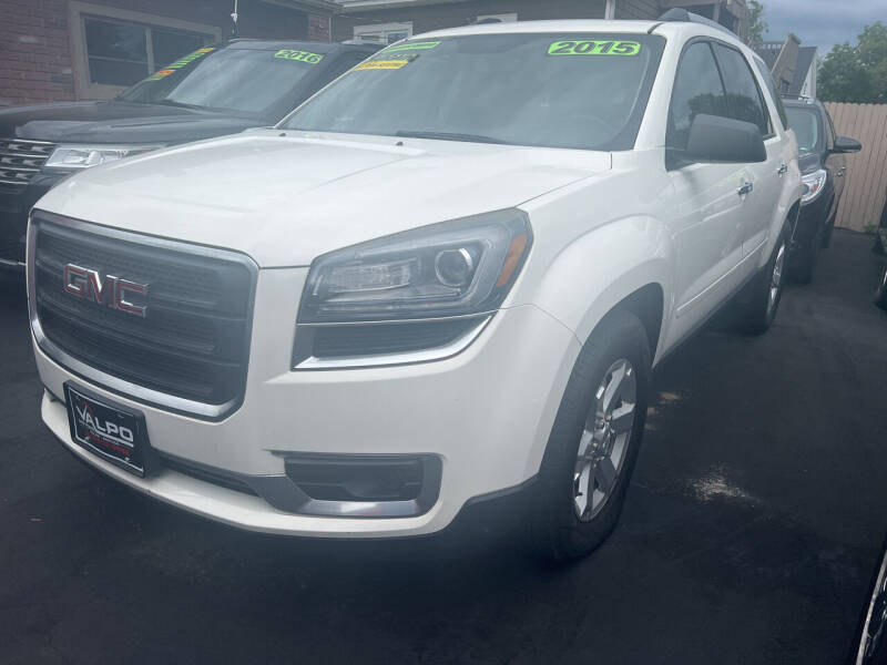 Used 2015 GMC Acadia SLE2 with VIN 1GKKVPKD3FJ327650 for sale in Valparaiso, IN