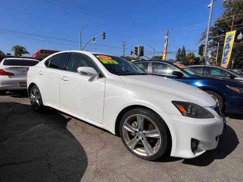 2012 Lexus IS 250 for sale at ALL CREDIT AUTO SALES in San Jose CA