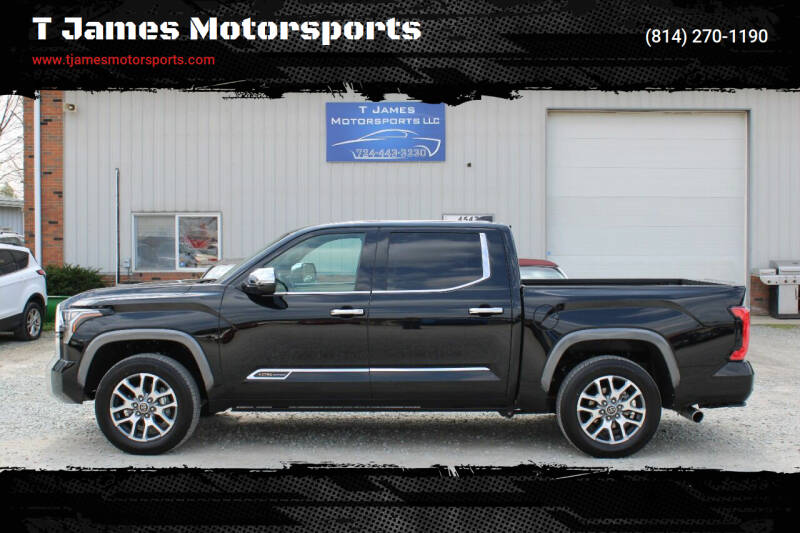 2023 Toyota Tundra for sale at T James Motorsports in Gibsonia PA