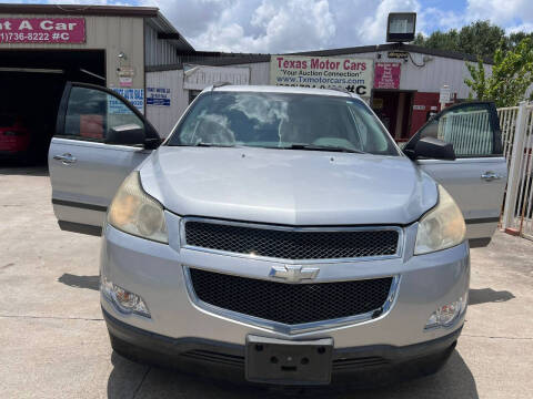 2010 Chevrolet Traverse for sale at TEXAS MOTOR CARS in Houston TX