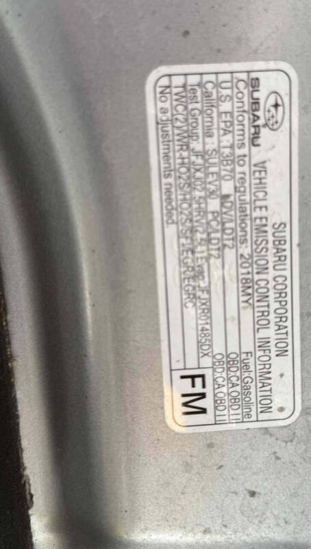 2018 Subaru Legacy 2.5i Limited