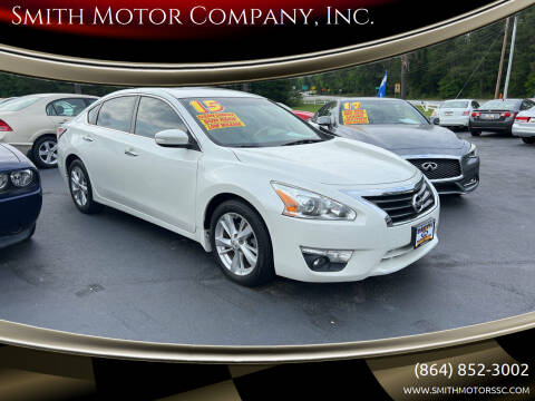 2015 Nissan Altima for sale at Smith Motor Company, Inc. in Mc Cormick SC