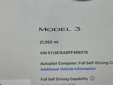 2023 Tesla Model 3
