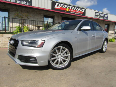 2014 Audi A4 for sale at Lightning Motorsports in Grand Prairie TX