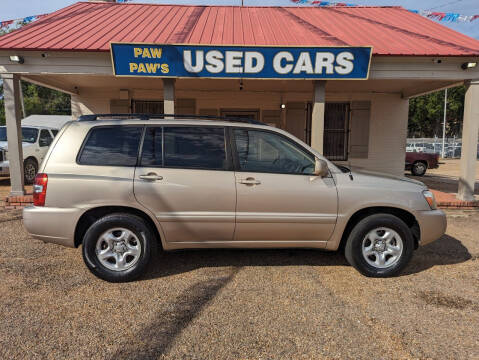 2005 Toyota Highlander for sale at Paw Paw's Used Cars in Alexandria LA