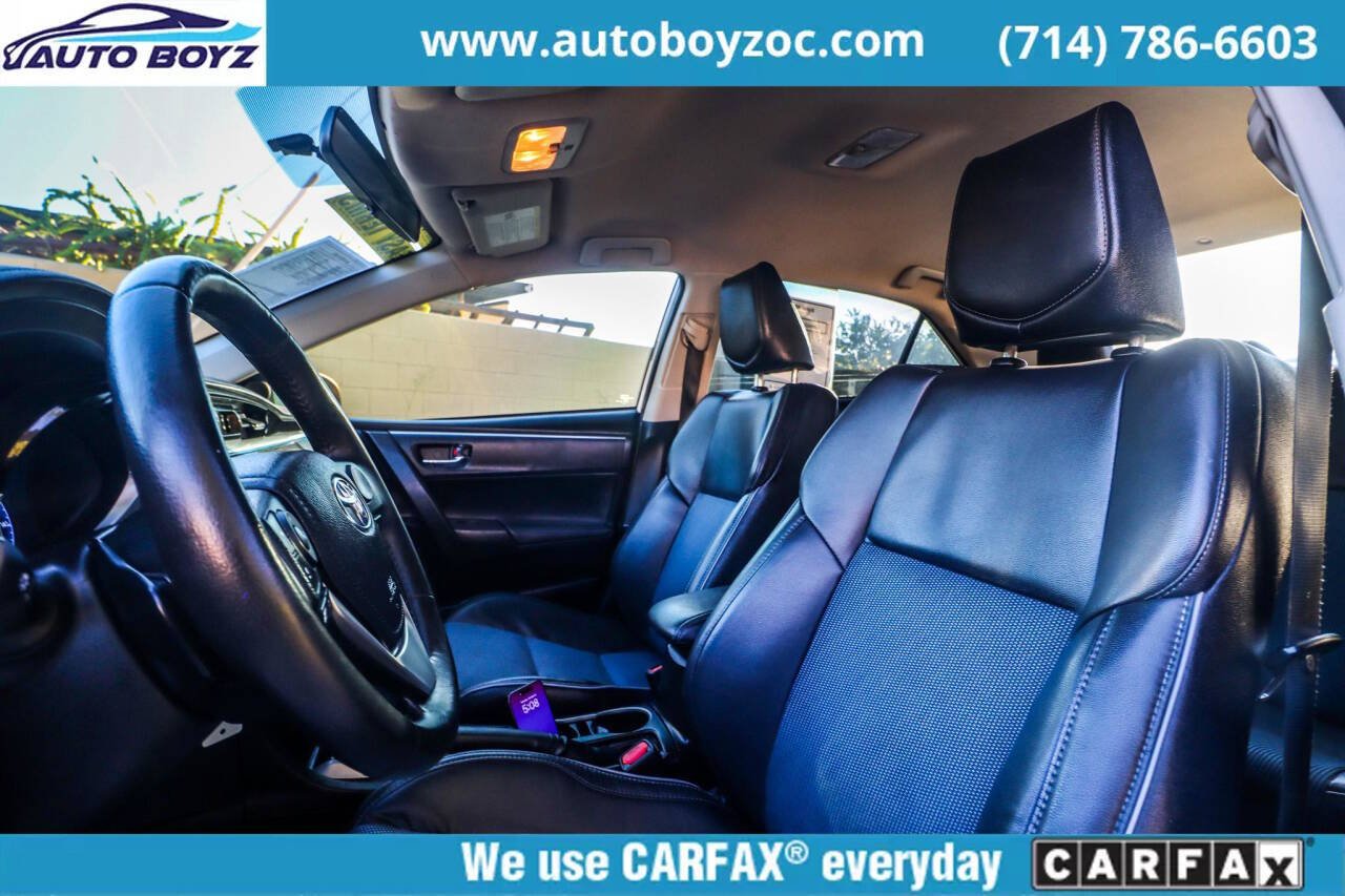 2015 Toyota Corolla for sale at Auto Boyz in Garden Grove, CA