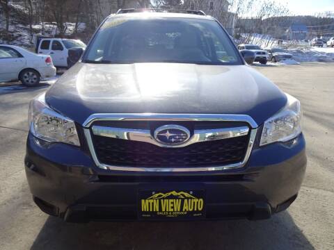 2015 Subaru Forester for sale at MOUNTAIN VIEW AUTO in Lyndonville VT