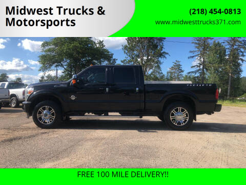 2014 Ford F-250 Super Duty for sale at Midwest Trucks & Motorsports in Merrifield MN