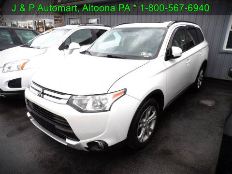 2015 Mitsubishi Outlander for sale at J & P Auto Mart in Altoona PA