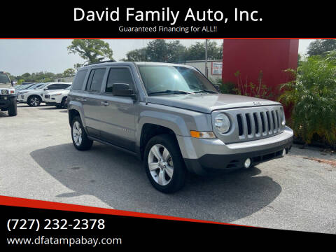 2015 Jeep Patriot for sale at David Family Auto, Inc. in New Port Richey FL