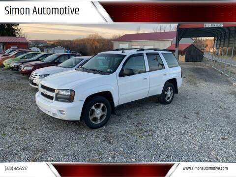 2008 Chevrolet TrailBlazer for sale at Simon Automotive in East Palestine OH