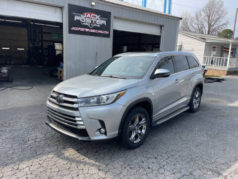 2018 Toyota Highlander for sale at Jack Foster Used Cars LLC in Honea Path SC