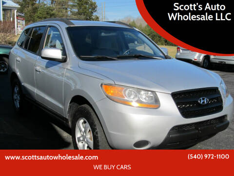 2008 Hyundai Santa Fe for sale at Scott's Auto Wholesale LLC in Locust Grove VA