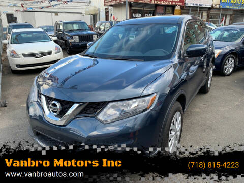 2016 Nissan Rogue for sale at Vanbro Motors Inc in Staten Island NY