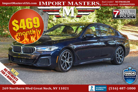 2022 BMW 5 Series for sale at Import Masters in Great Neck NY