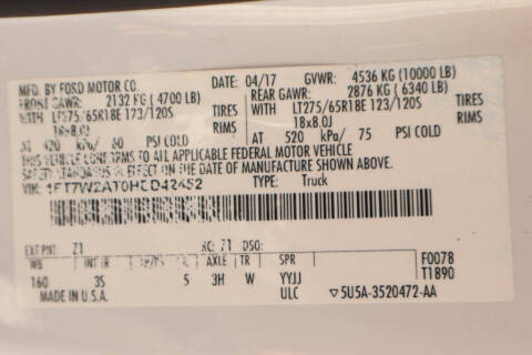 2017 Ford F-250 Super Duty