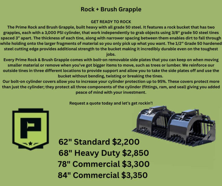 2025 Prime Brush Grapples