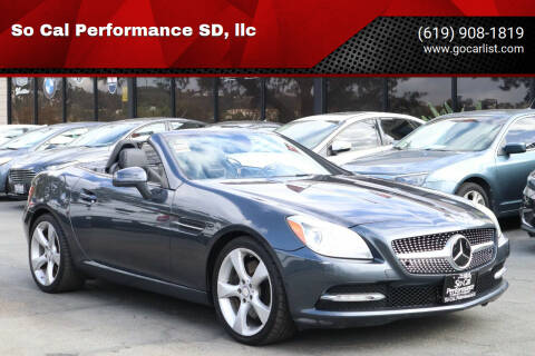 2012 Mercedes-Benz SLK for sale at So Cal Performance SD, llc in San Diego CA