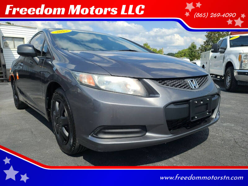 2013 Honda Civic for sale at Freedom Motors LLC in Knoxville TN