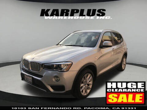 2017 BMW X3 for sale at Karplus Warehouse in Pacoima CA