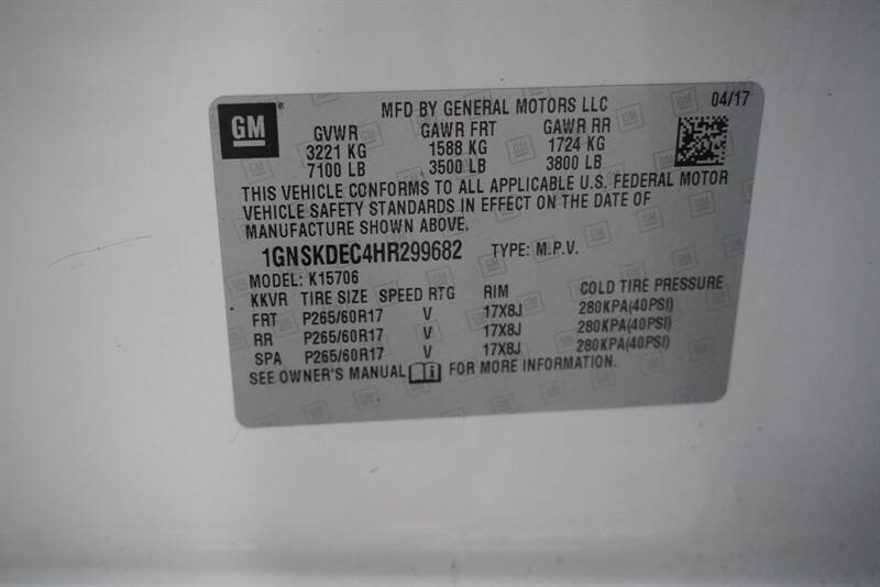 2017 Chevrolet Tahoe Police