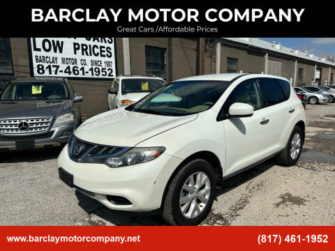 2011 Nissan Murano for sale at BARCLAY MOTOR COMPANY in Arlington TX