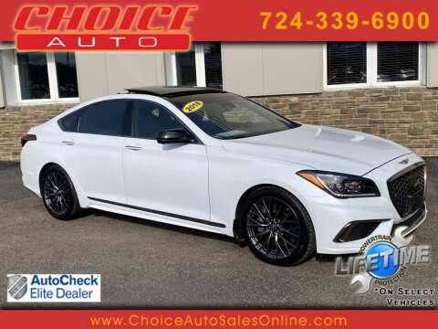 2018 Genesis G80 for sale at CHOICE AUTO SALES in Murrysville PA