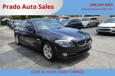 2013 BMW 5 Series for sale at Prado Auto Sales in Miami FL