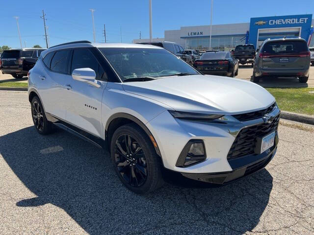 Used 2021 Chevrolet Blazer RS with VIN 3GNKBERS9MS504959 for sale in Bloomington, IL