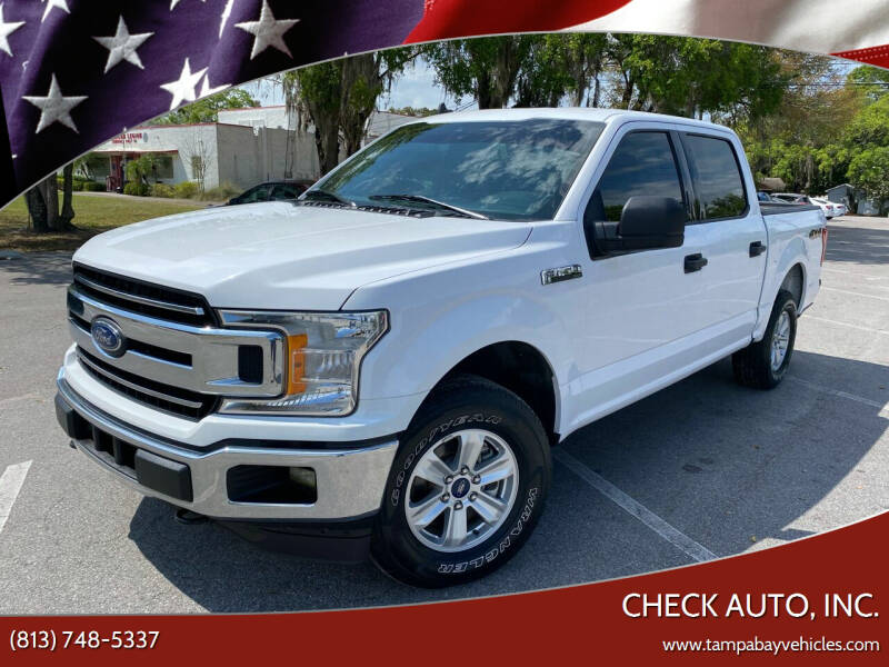 2020 Ford F-150 for sale at CHECK AUTO, INC. in Tampa FL