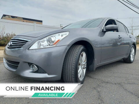 2012 Infiniti G37 Sedan for sale at New Jersey Auto Wholesale Outlet in Union Beach NJ