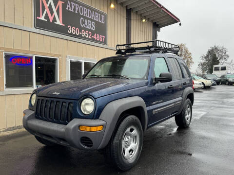 2002 Jeep Liberty for sale at M & A Affordable Cars in Vancouver WA