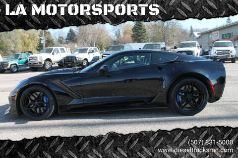 2019 Chevrolet Corvette for sale at L.A. MOTORSPORTS in Windom MN