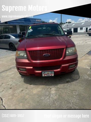 2004 Ford Expedition for sale at Supreme Motors in Leesburg FL