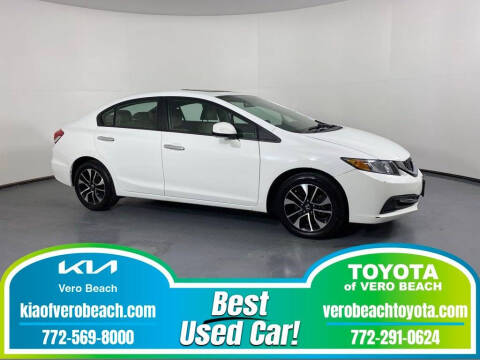 2013 Honda Civic for sale at PHIL SMITH AUTOMOTIVE GROUP - Toyota Kia of Vero Beach in Vero Beach FL