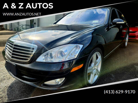 2008 Mercedes-Benz S-Class for sale at A & Z AUTOS in Westfield MA